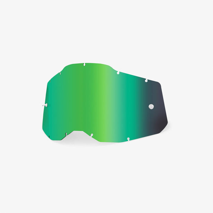 100% Accuri 2/Strata 2 Junior Replacement Lenses in Mirror green
