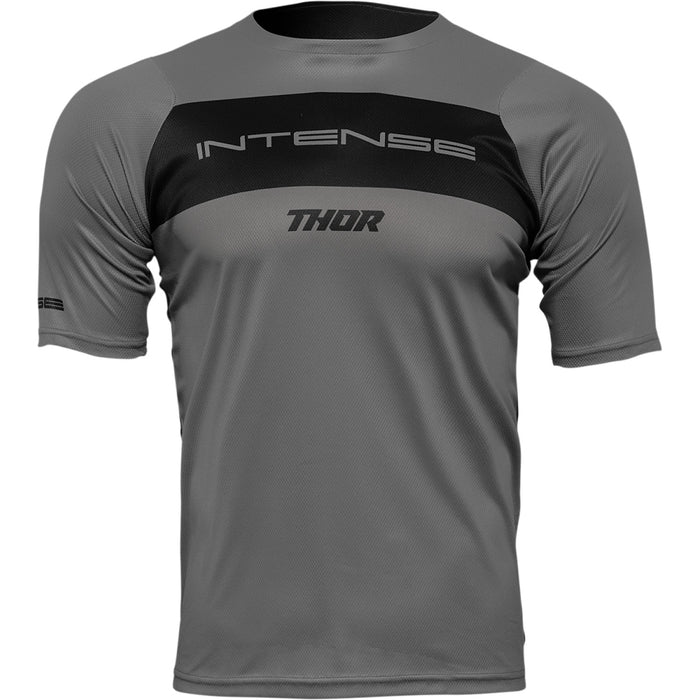 Thor Intense Assist Dart MTB Short-sleeve Jersey in Gray/Black