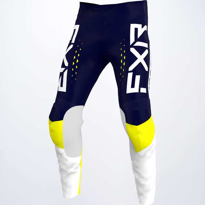 FXR Clutch Pro MX Youth Pant in Midnight/White/Yellow