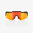 100% Speedcraft XS Performance Sunglasses in Soft tact black / HiPER RED