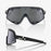 100% Glendale Performance Sunglasses in Black / Smoke