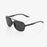 100% Kasia Aviator Sunglasses in Matte black / Black mirror
