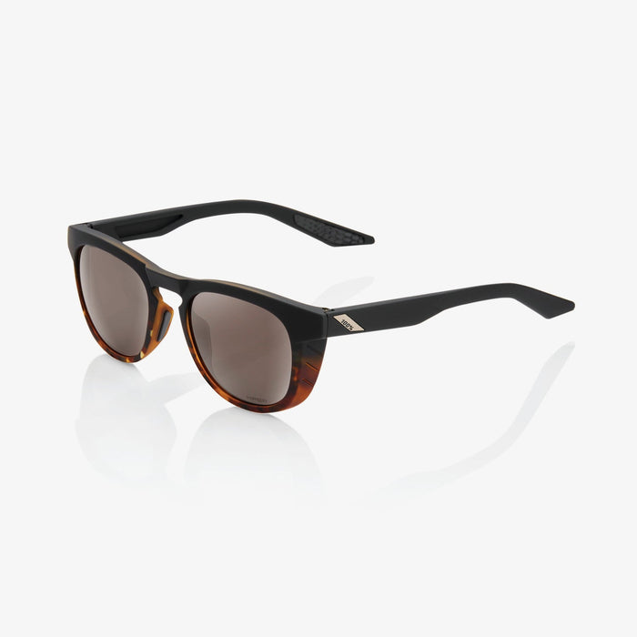 100% Slent Sunglasses in Black / Silver