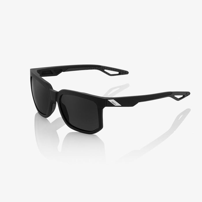 100% Centric Sunglasses in Matte black / Smoke