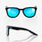 100% Hudson Sunglasses in Matte black / HiPER blue mirror