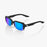 100% Ridely Sunglasses in Soft tact fade black / Blue multilayer mirror