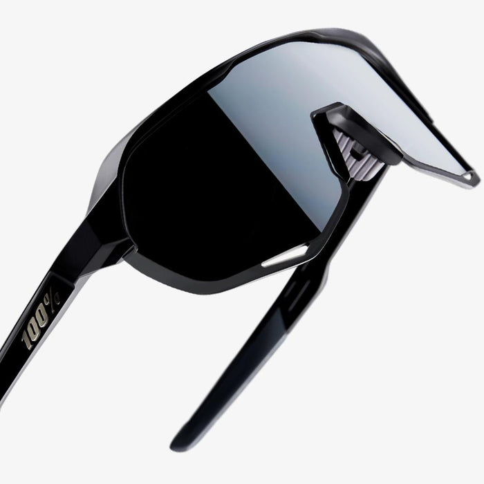 100% S2 Performance Sunglasses in Black / Smoke