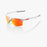 100% Sportcoupe Performance Sunglasses in White / Red Mirror