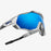 100% Speedtrap Performance Sunglasses in White / Blue