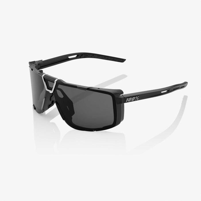 100% Eastcraft Performance Sunglasses in Matte black / Smoke