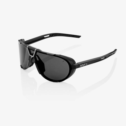100% Westcraft Performance Sunglasses in Matte black / Smoke