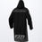 FXR Warm-Up Coat in Black/Char/Grey