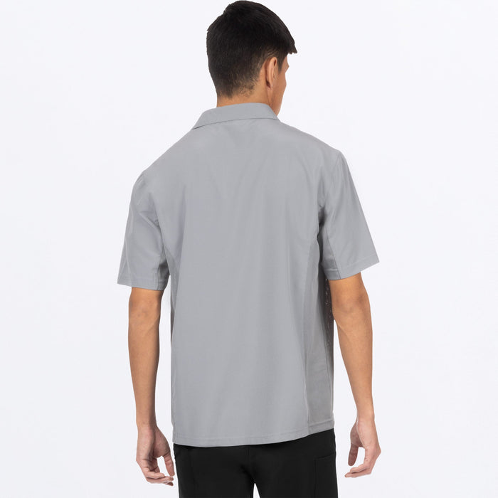 FXR Breeze Performance UPF Polo Shirt\ in Grey