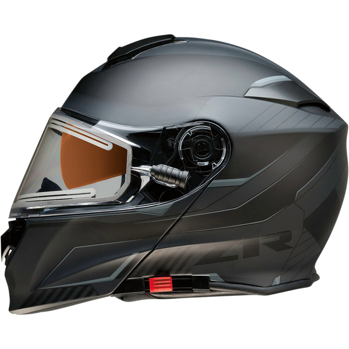 Z1R Solaris Scythe Electric Snow Helmet in Black/Gray