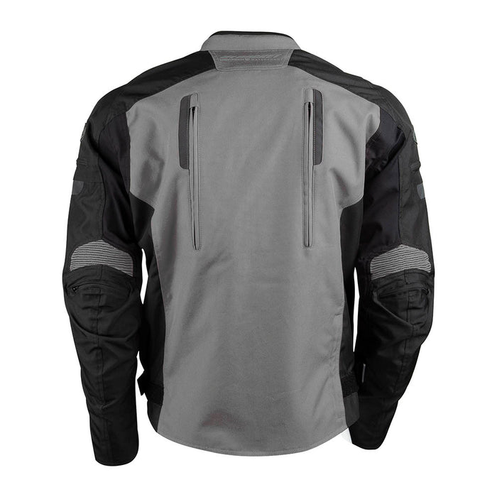 Joe Rocket Reactor CE Certified Textile Jacket in Grey/Black - Back