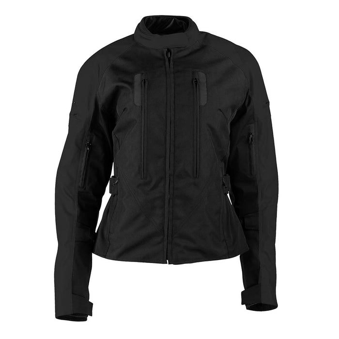 Joe Rocket Victoria CE Certified Textile Jackets in Black - Front
