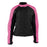 Joe Rocket Victoria CE Certified Textile Jacket in Pink/Black - Front