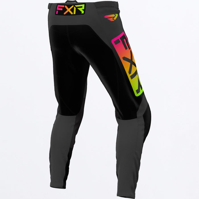 FXR Clutch MX Kids Pants in Black/Sherbert