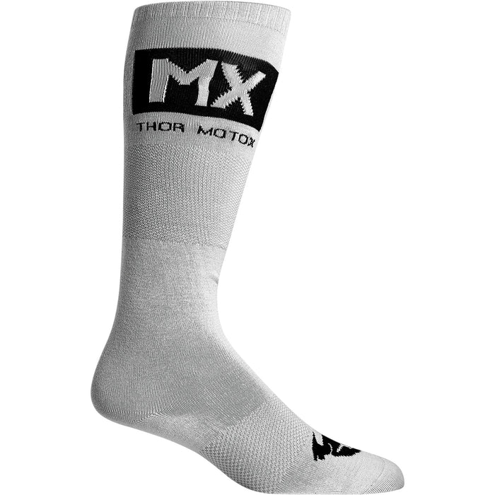 Thor MX Cool Socks in Gray/Black 2022