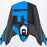 FXR Torque Team Helmet Peak in Black/Blue