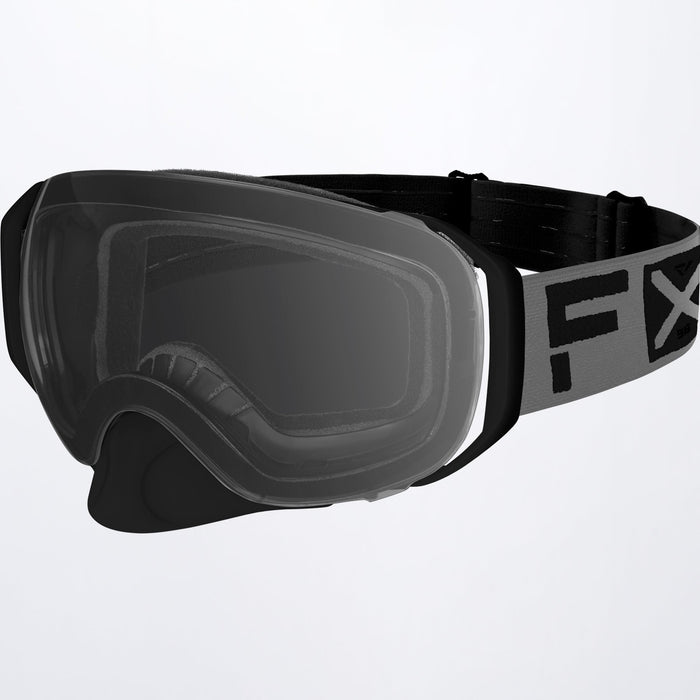 FXR Ride X Spherical Goggle in Steel
