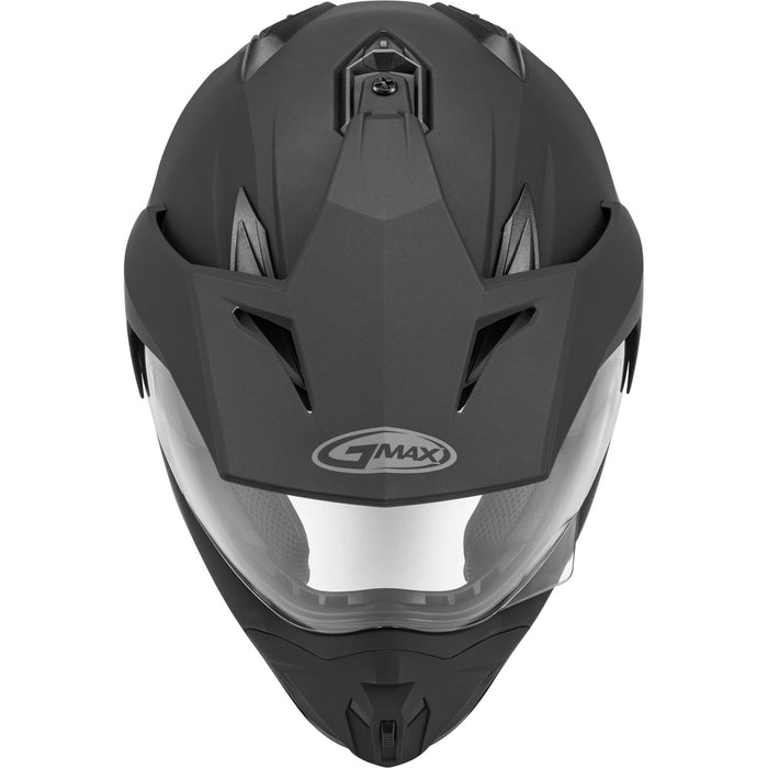 GMAX GM-11 Scud Dual Sport Helmet in Black/Grey