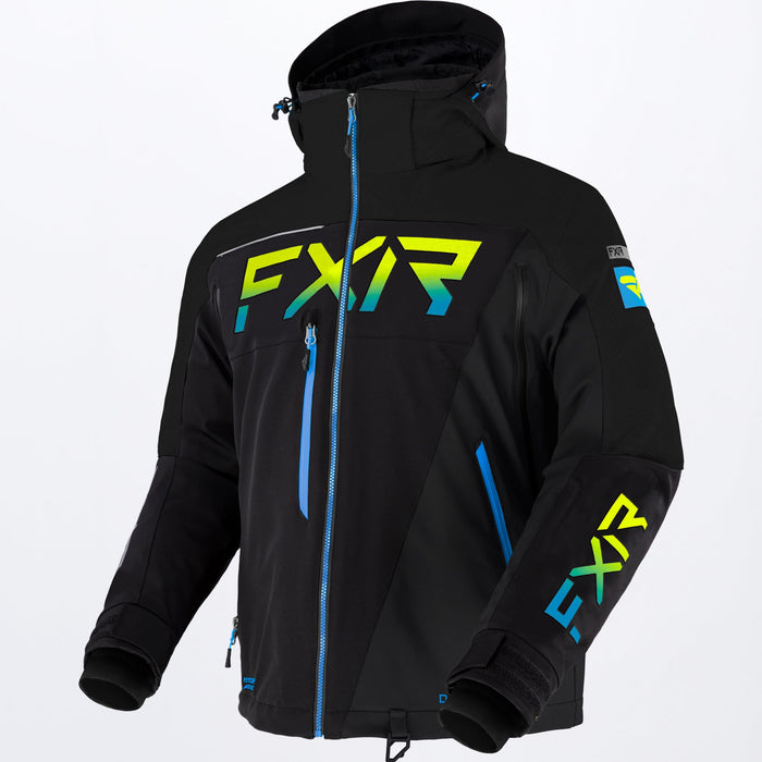 FXR Ranger Jacket in Black/Blue/Hi Vis