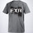 FXR Broadcast Youth T-shirt in Grey Heather/Black
