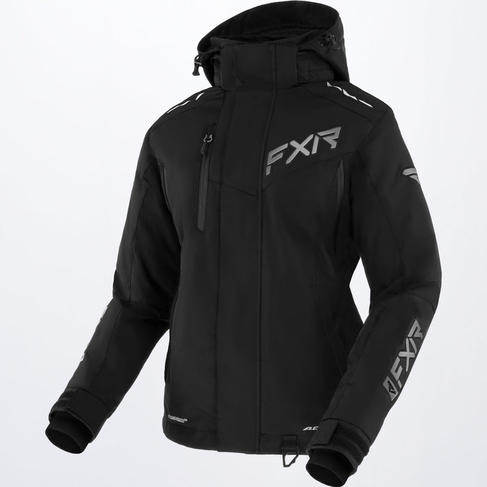 FXR Edge Women's Jacket in Black/Silver
