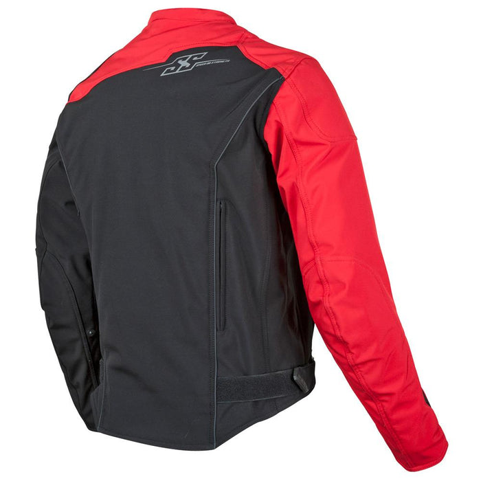 SPEED AND STRENGTH Hammer Down™ Textile Jacket in Red/Black - Back