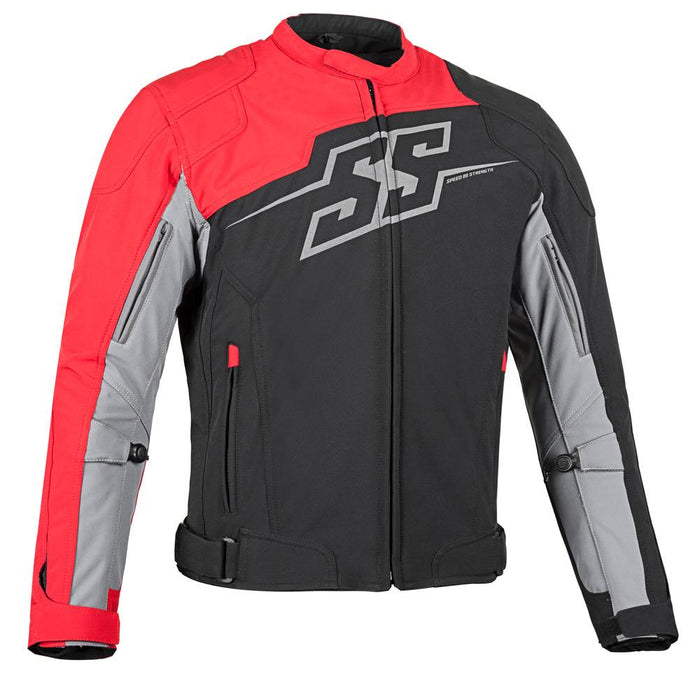 SPEED AND STRENGTH Hammer Down™ Textile Jacket in Red/Black