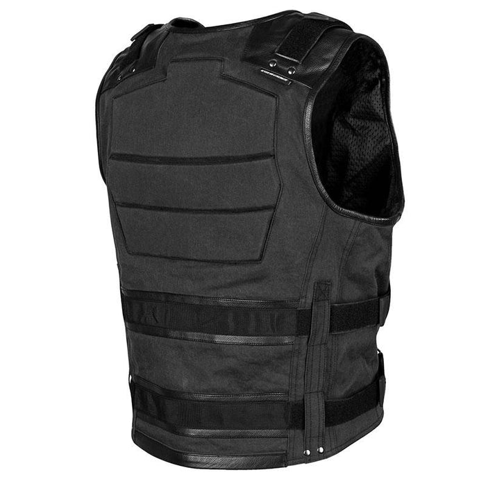 SPEED AND STRENGTH True Grit™ Armoured Vests in Black - Back