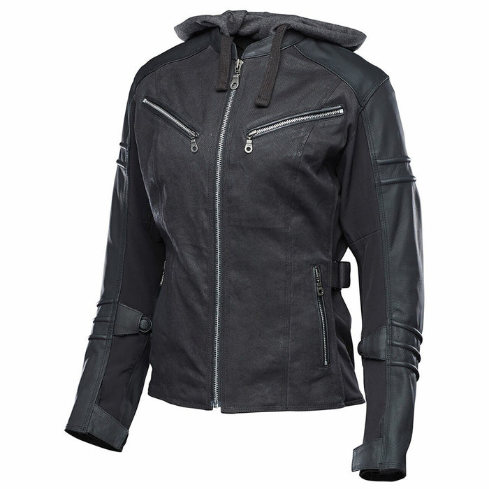 SPEED AND STRENGTH Street Savvy™ Leather/Textile Jacket in Black