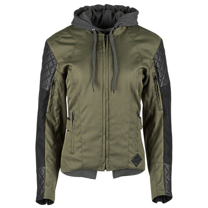SPEED AND STRENGTH Women's Double Take™ Textile Jacket in Olive/Black