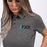 FXR Women's Evo Tech Polo Shirt in Grey Heather/Mint