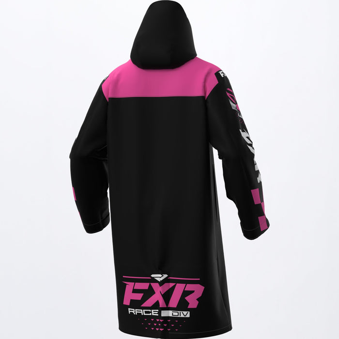 FXR Warm-up Youth Coat in Black/Elec Pink