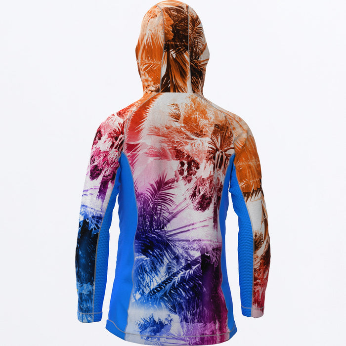 FXR Attack UPF Pullover Hoodie 2024 in Tropical Glow