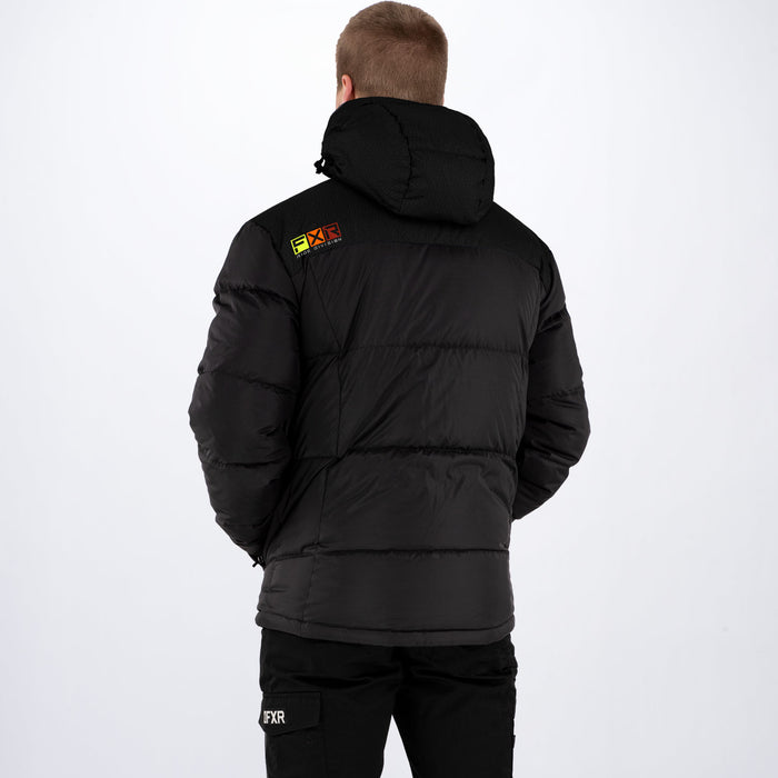 FXR Elevation Synthetic Down Jacket in Black/Inferno