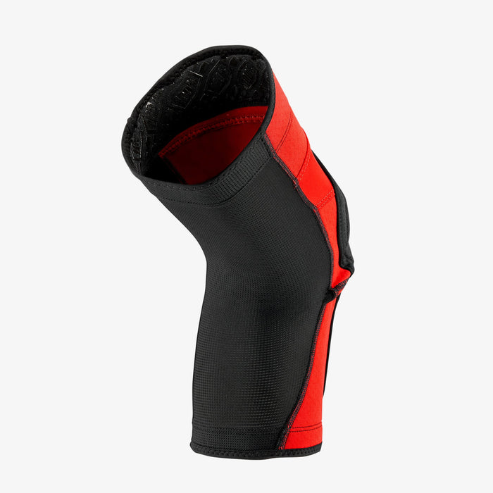 100% Bicycle Ridecamp Knee Guards in Red/Black