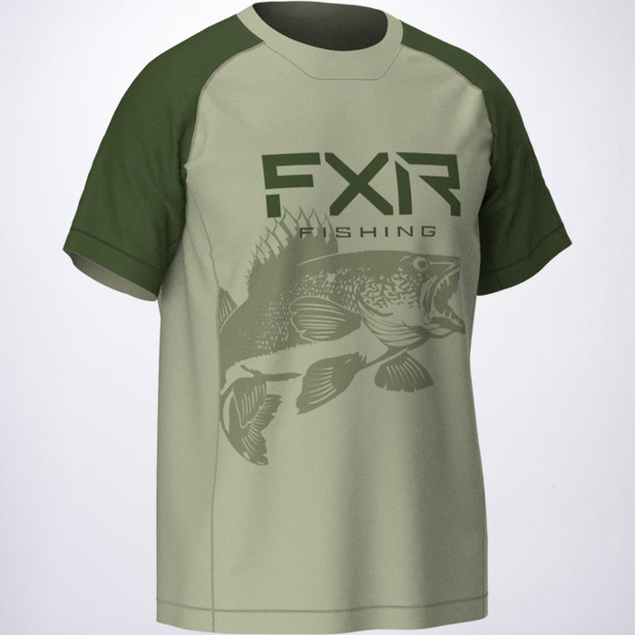 FXR Big Treble UPF T-shirt in Khaki/Wally