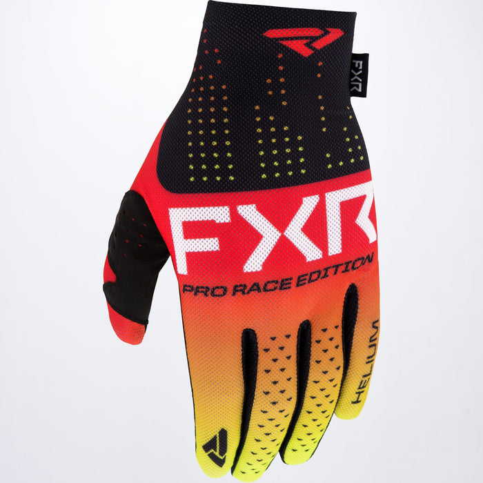 FXR Pro-Fit Air MX Gloves in Black/Inferno