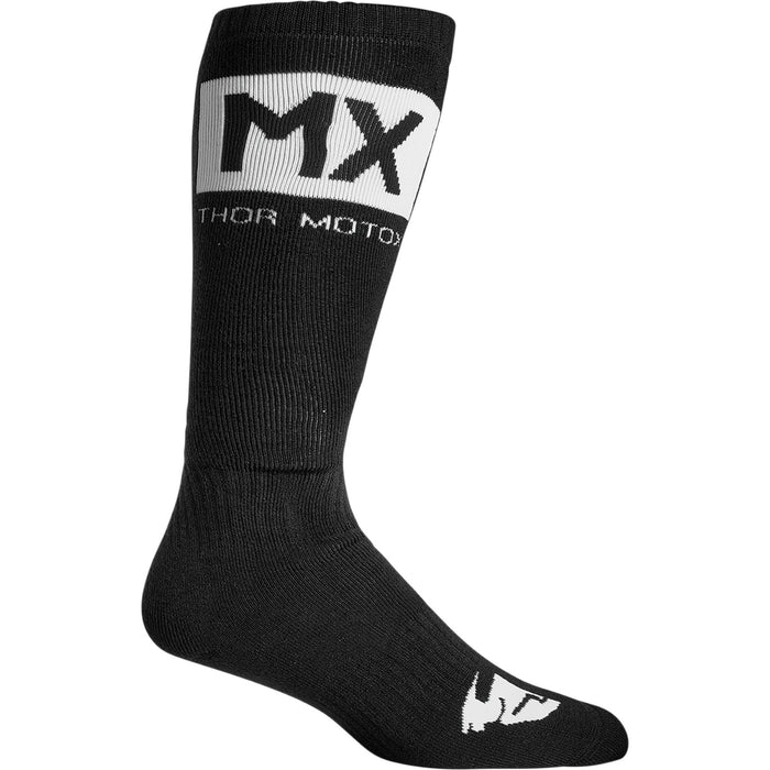 Thor Youth MX Socks in Black/White 2022