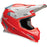 Thor Sector Shear Helmets in Red/Light Gray