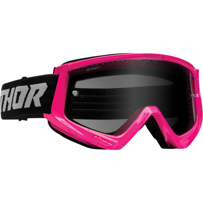 Thor Combat Sand Goggles in  Flo Pink/Gray 2022
