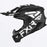 FXR Helium Race Div Helmet with D-ring in Black/White