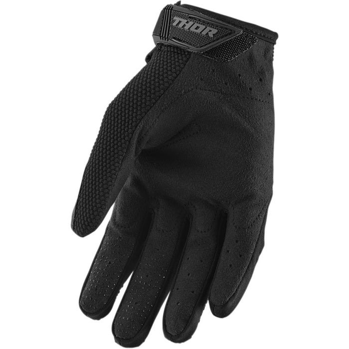 Thor Youth Spectrum Gloves in Black - Palm