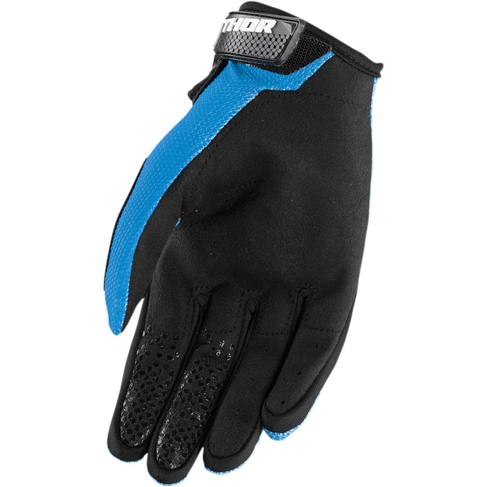 Thor Sector Gloves in Blue - Palm view