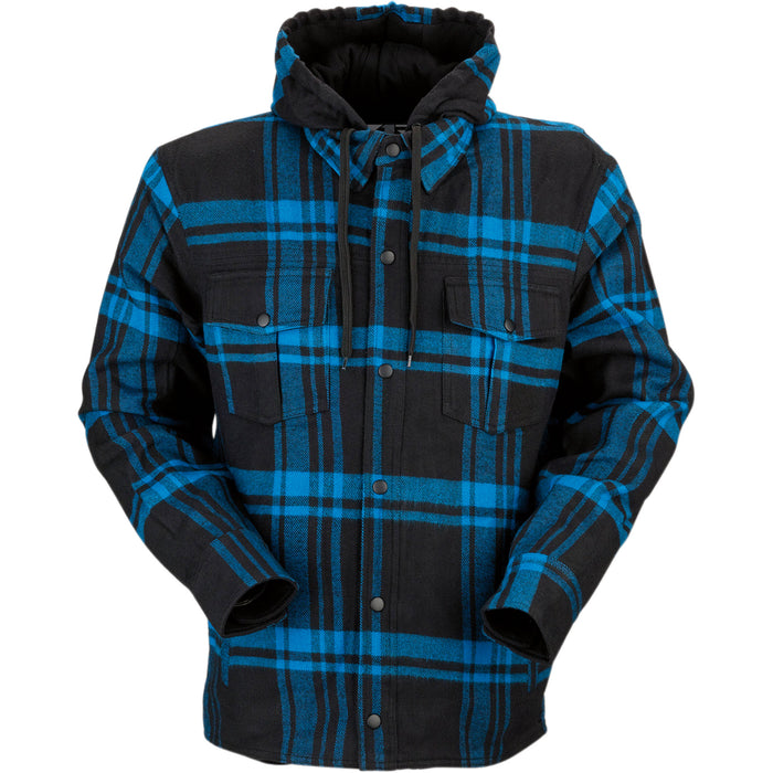 Z1R Timber Flannel Shirt in Black/Blue