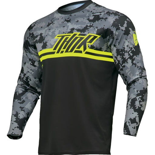 Thor Sector Digi Youth Jerseys in Black/Camo