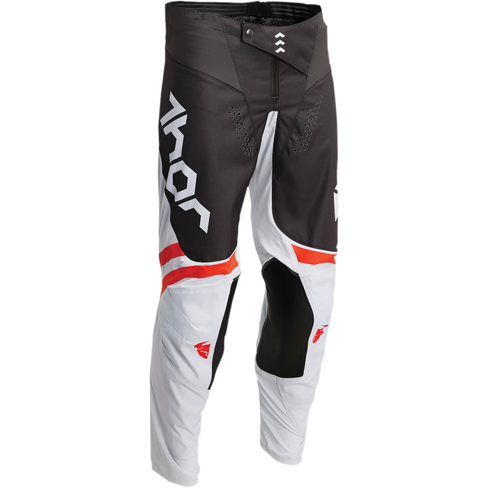 Thor Youth Pulse Cube Pants in Light Gray/Red/ Orange 2022